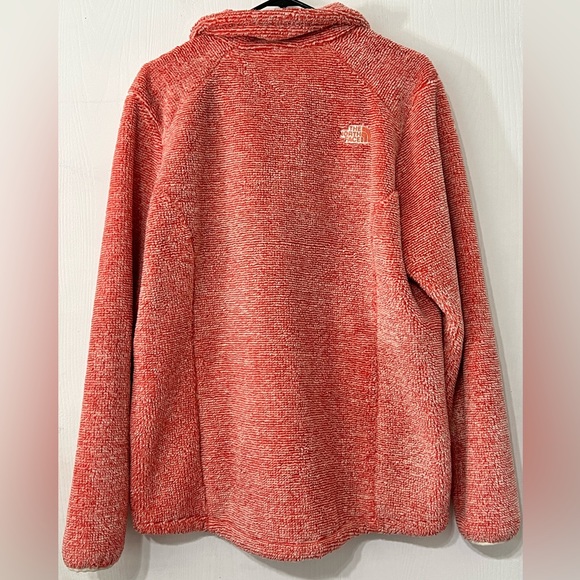 The North Face Osito Striped Fleece Fuzzy Zip Up Jacket Size XL - Picture 12 of 13